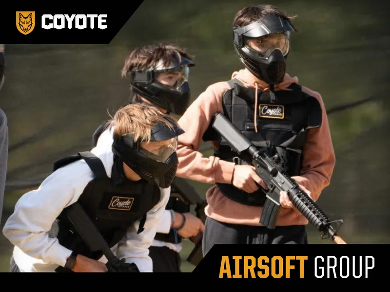 Airsoft group party at Coyote Field near Indianapolis