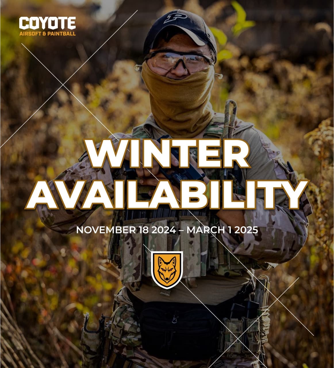 Winter Availability at Coyote Field